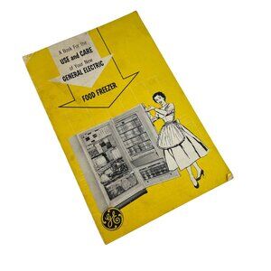 Use and Care of Your New General Electric Food Freezer 1950's Pamphlet